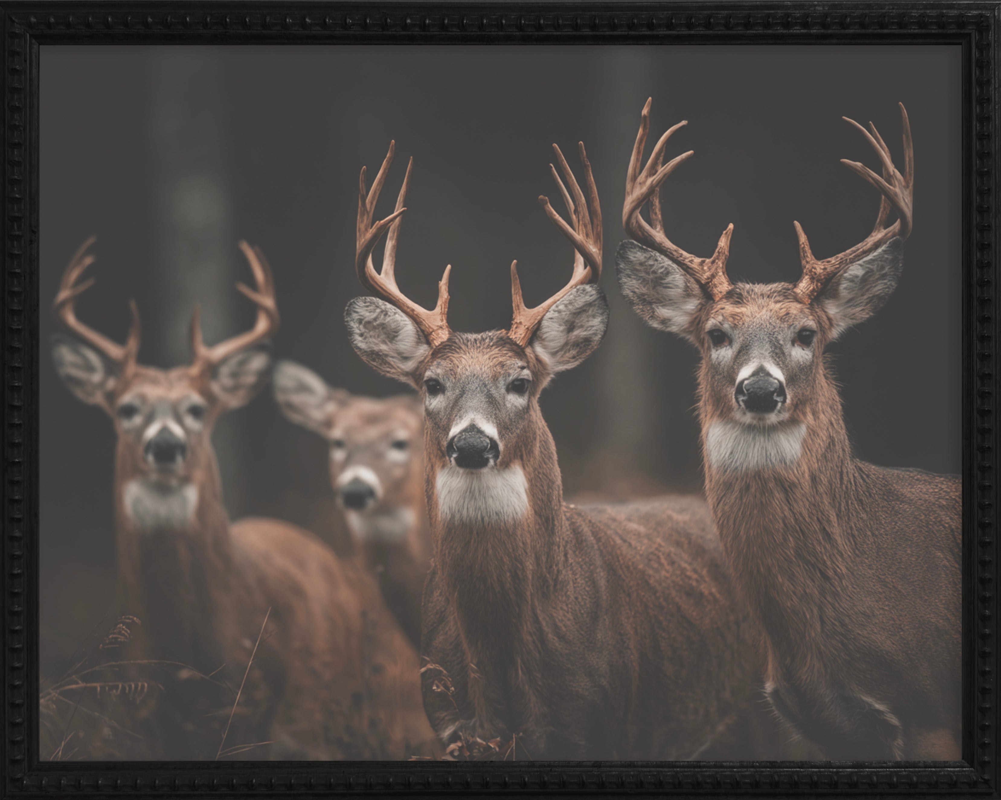 16x20 Black Bead Gallery Frame - Antler Collection - Dark #4
