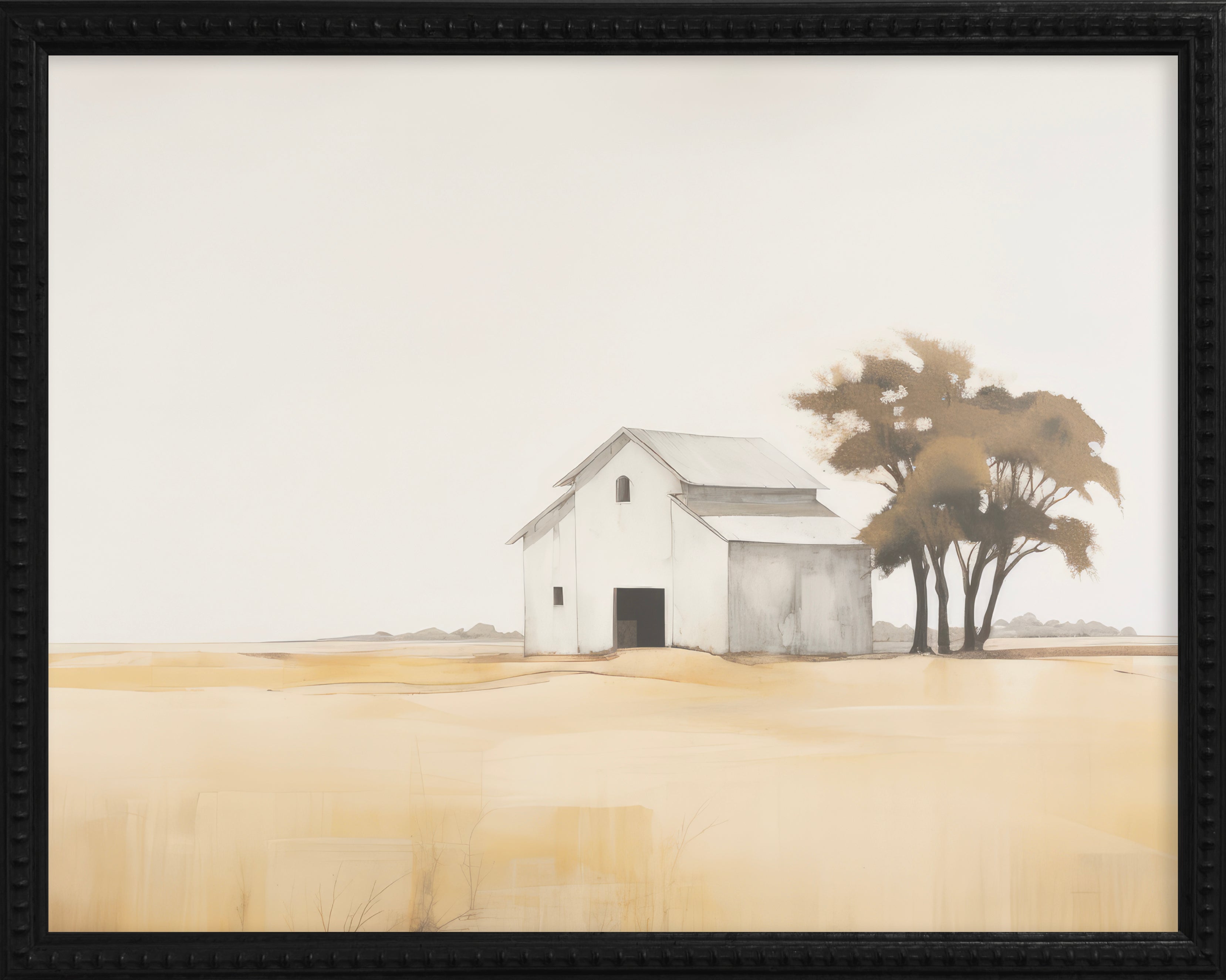 16x20 Black Bead Gallery Frame - Barn 1