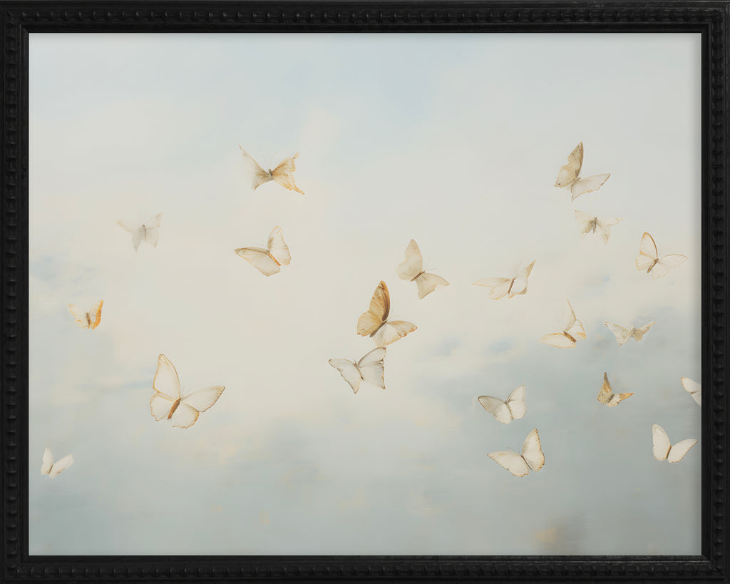 16x20 Black Bead Gallery Frame - Butterflies