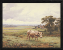 Load image into Gallery viewer, 16x20 Black Bead Gallery Frame - Cow in Pasture

