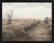 Load image into Gallery viewer, 16x20 Black Bead Gallery Frame - Dusty Path
