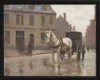 16x20 Black Bead Gallery Frame - Horse + Carriage