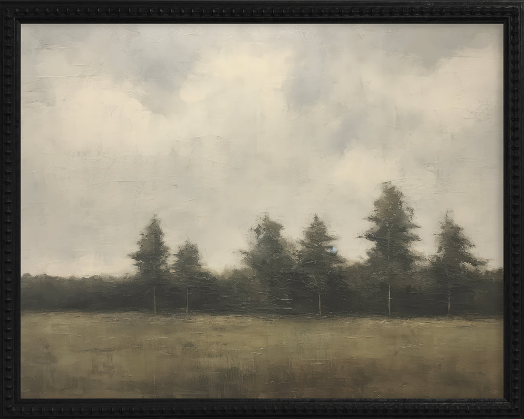 16x20 Black Bead Gallery Frame - Treescape 1