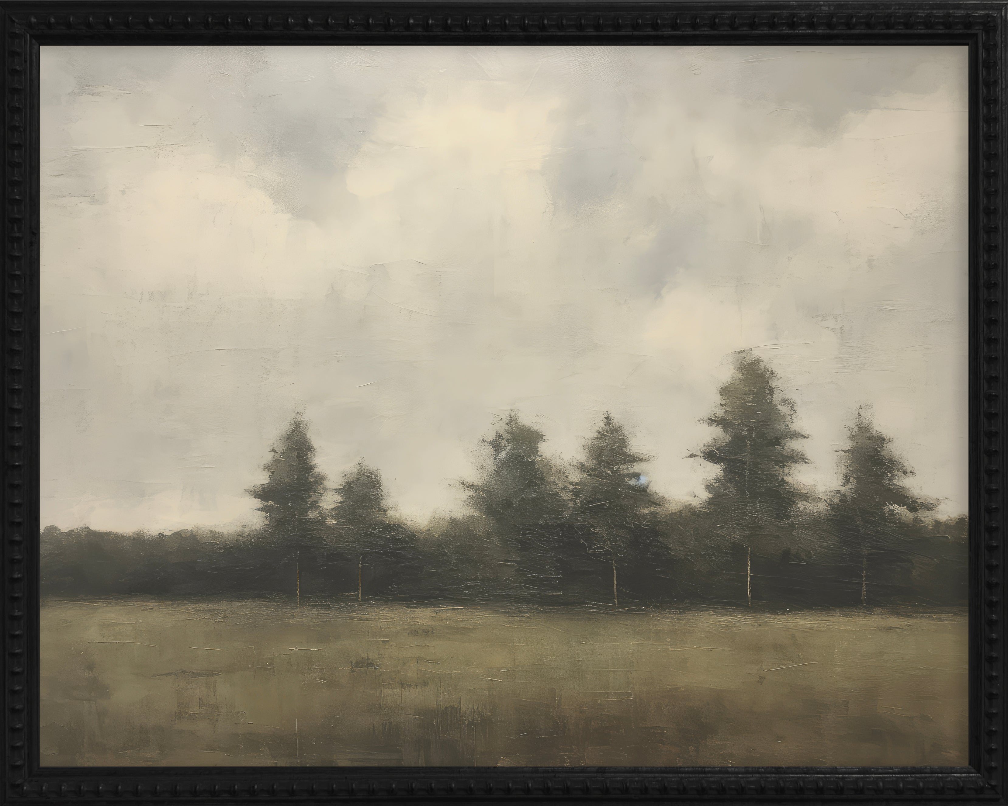 16x20 Black Bead Gallery Frame - Treescape 1