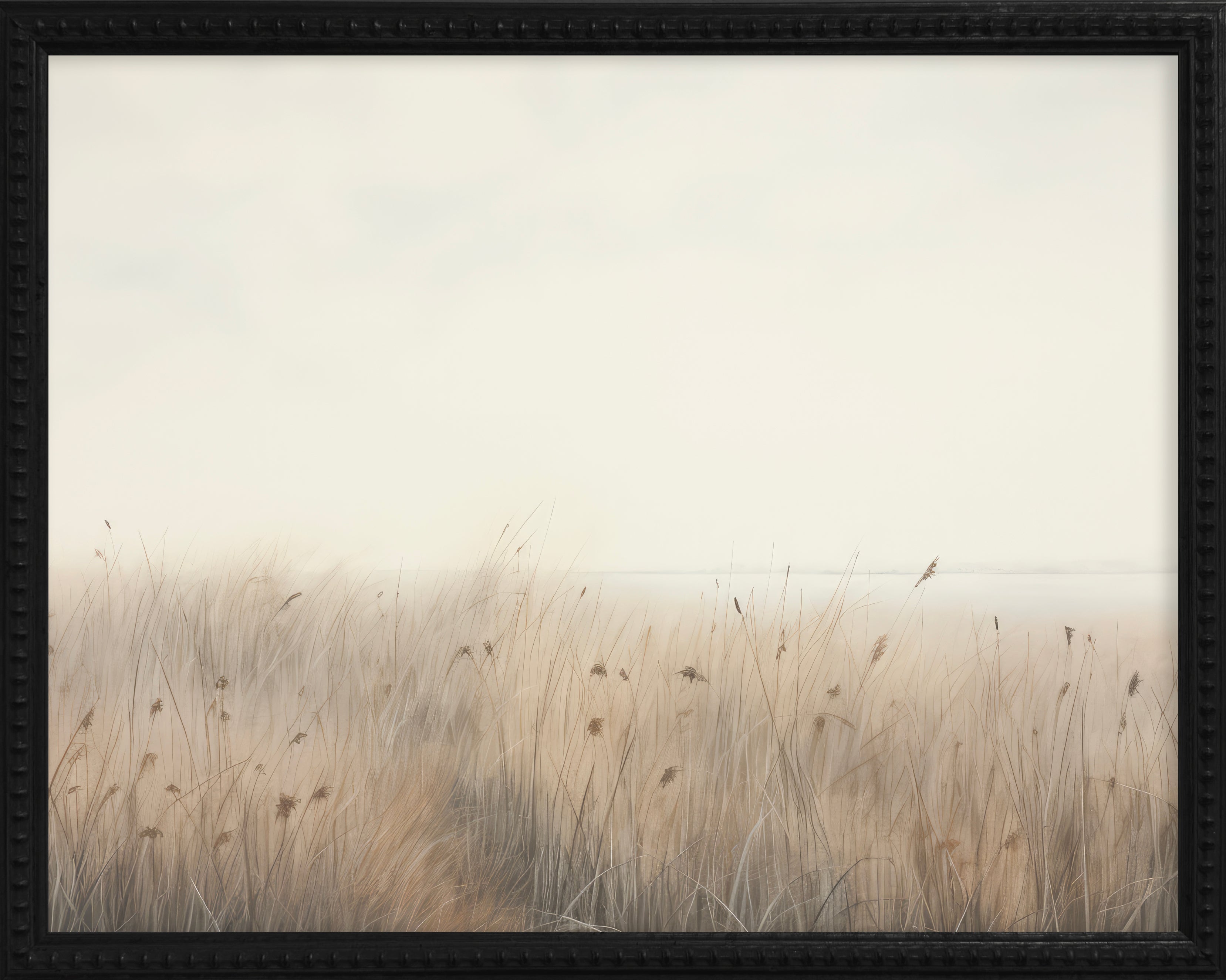 16x20 Black Bead Gallery Frame - Vintage Grass