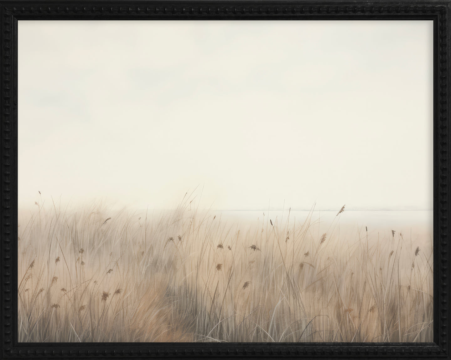 16x20 Black Bead Gallery Frame - Vintage Grass
