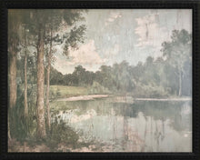 Load image into Gallery viewer, 16x20 Black Bead Gallery Frame - Vintage Pond
