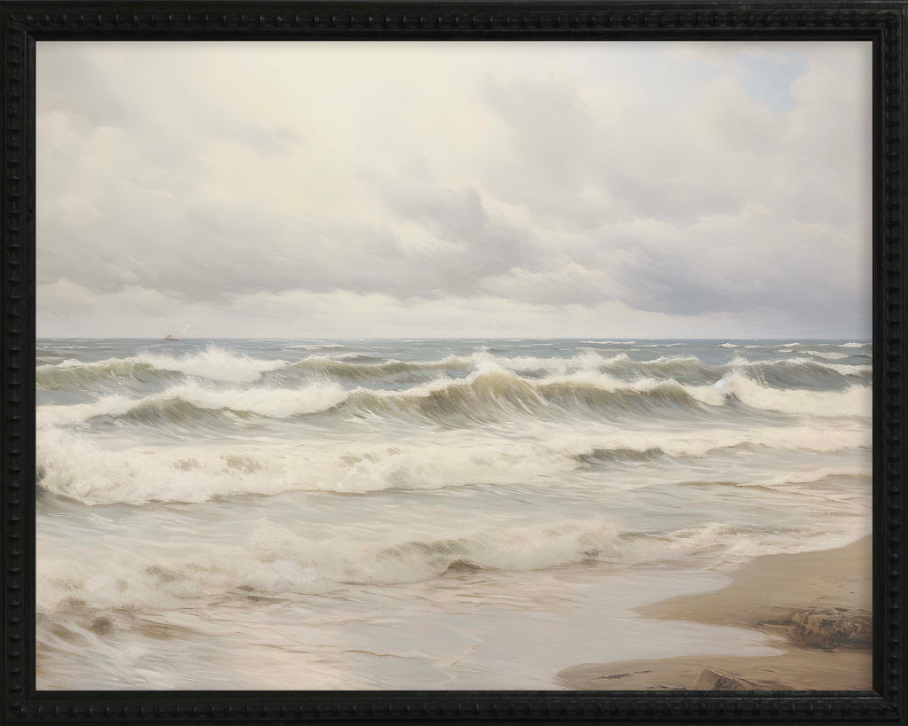 16x20 Black Bead Gallery Frame - Vintage Waves