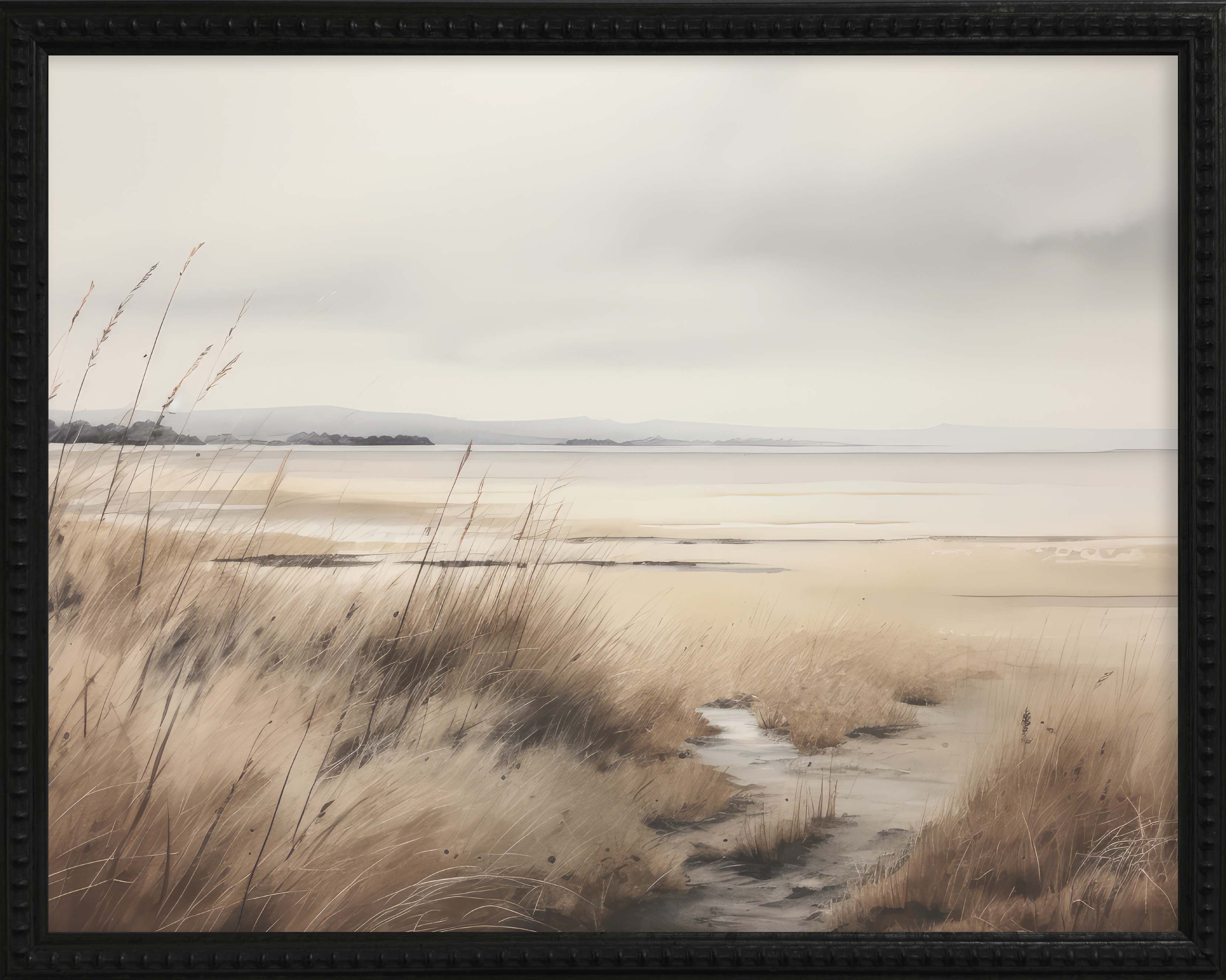 16x20 Black Bead Gallery Frame - Waterscape 1