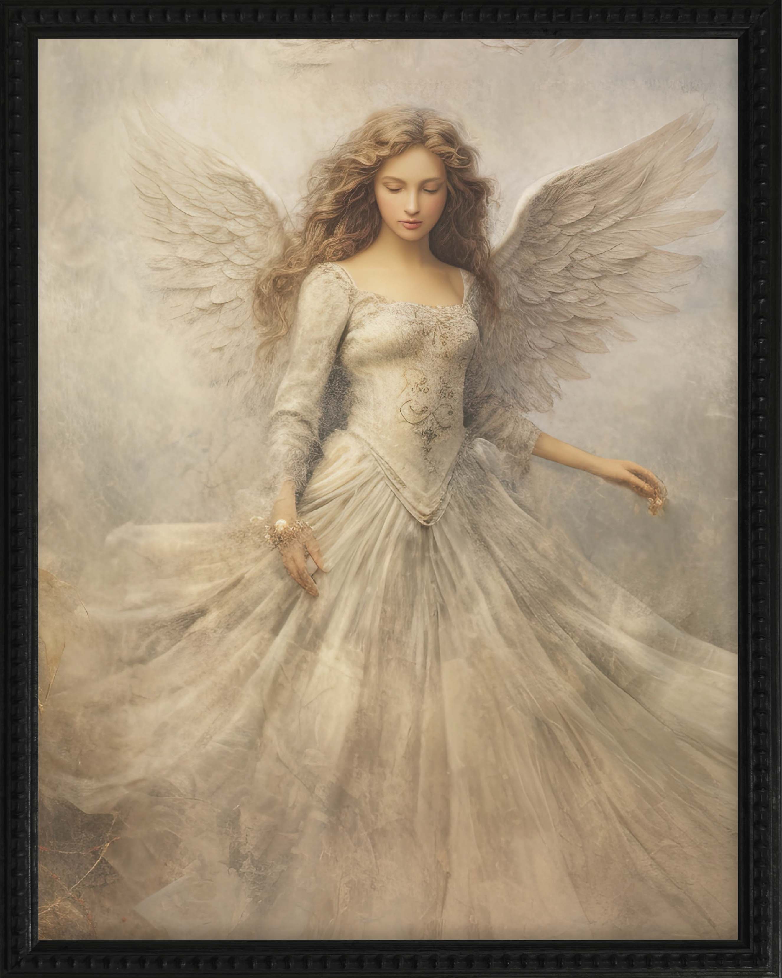 16x20 Black Bead Gallery Frame - Angel