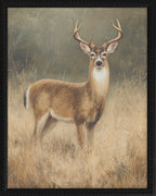 16x20 Black Bead Gallery Frame - Antler Collection - Oil #5