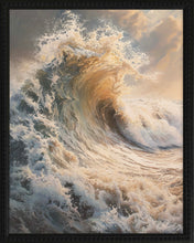 Load image into Gallery viewer, 16x20 Black Bead Gallery Frame - Crashing Wave
