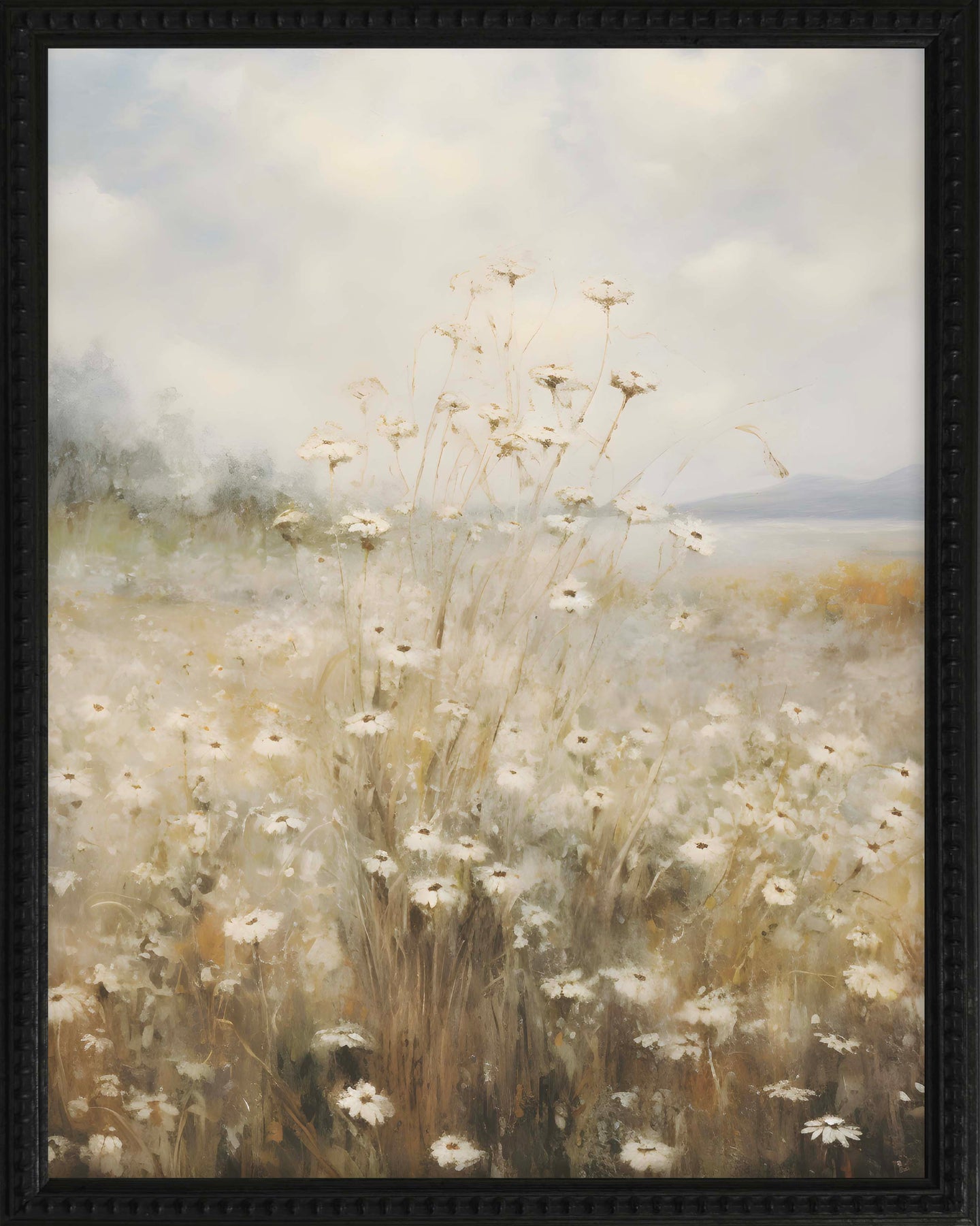 16x20 Black Bead Gallery Frame - Field of Flowers