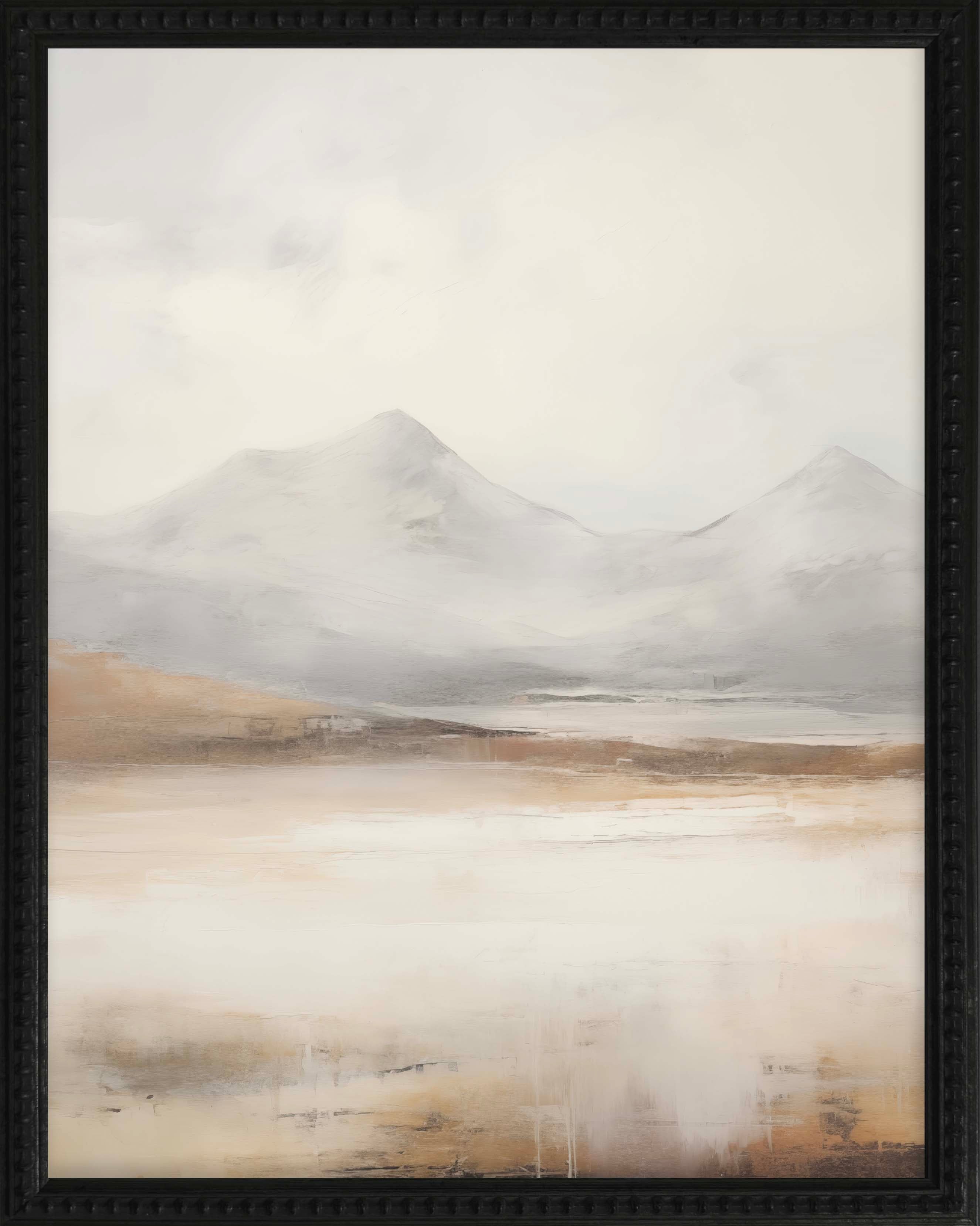 16x20 Black Bead Gallery Frame - Soft Mountains