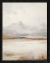Load image into Gallery viewer, 16x20 Black Bead Gallery Frame - Soft Mountains
