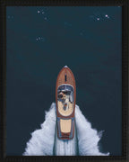 16x20 Black Bead Gallery Frame - Speedboat