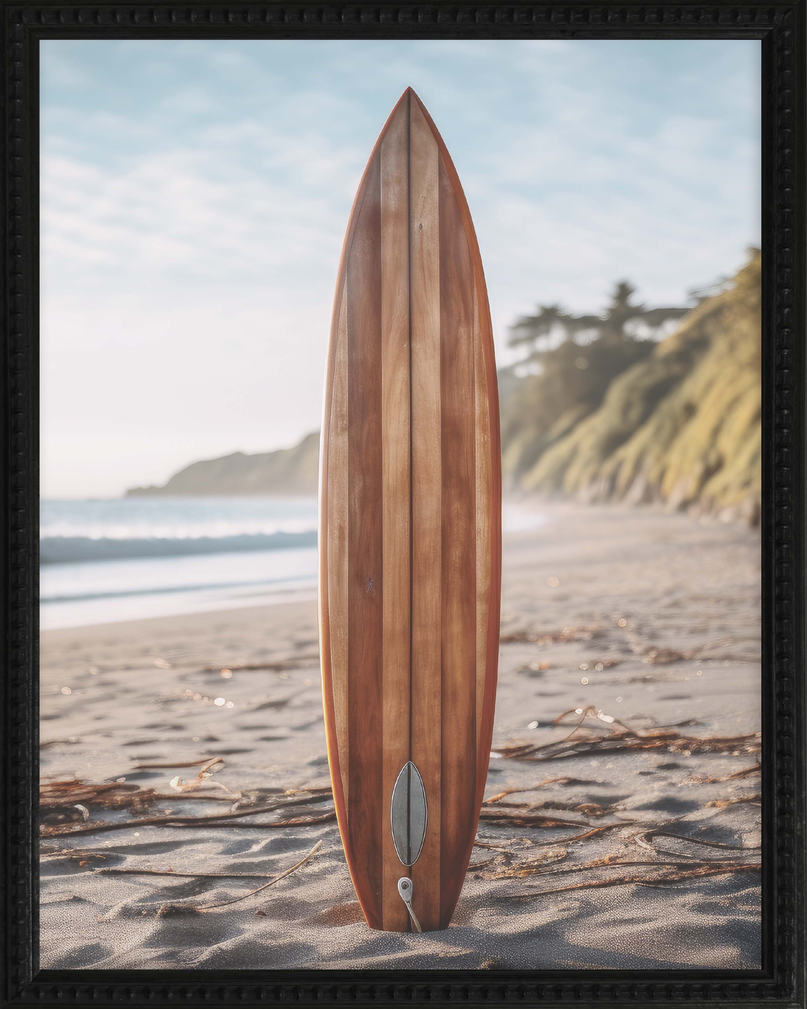16x20 Black Bead Gallery Frame - Surf Board