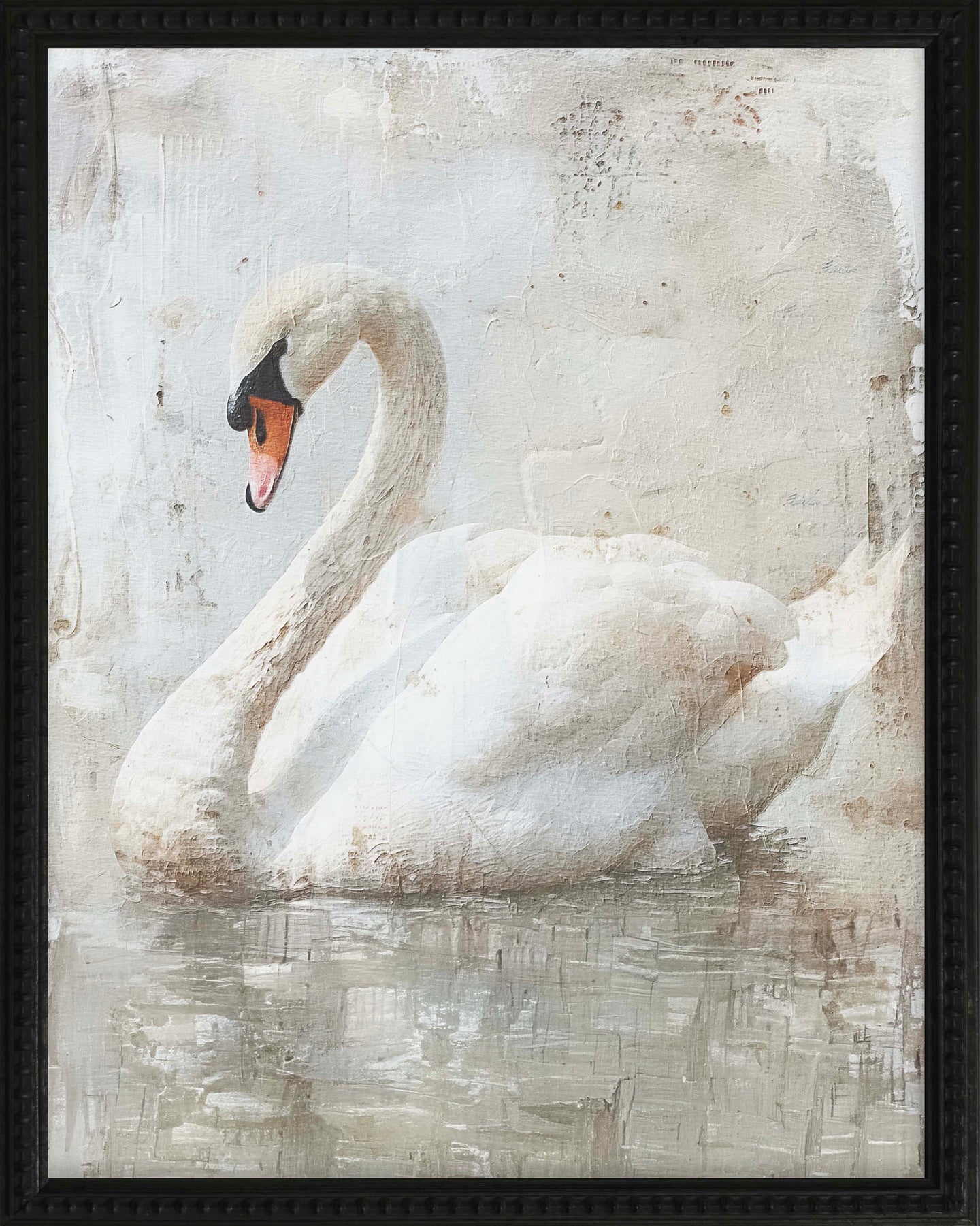 16x20 Black Bead Gallery Frame - Swan