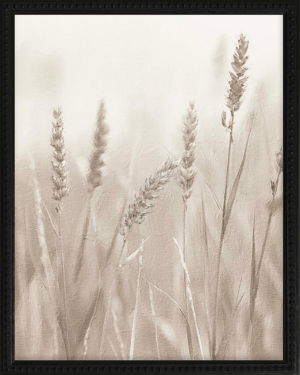 16x20 Black Bead Gallery Frame - Tranquil Grass 1