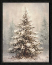 Load image into Gallery viewer, 16x20 Black Bead Gallery Frame - Vintage Christmas Tree
