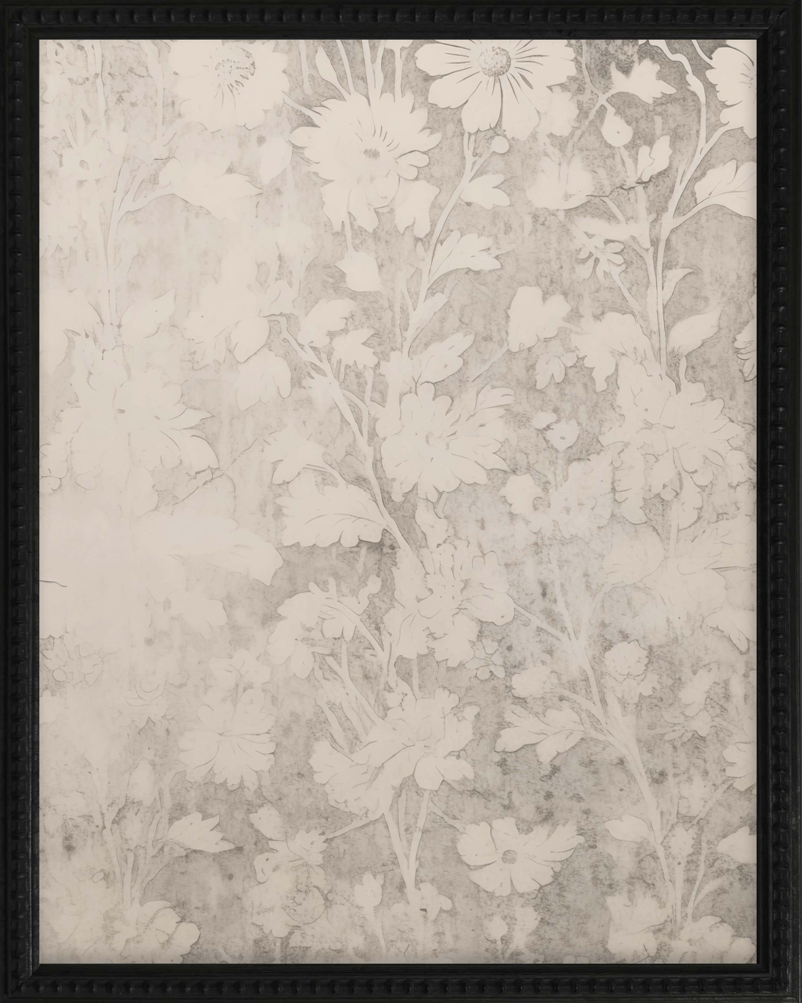 16x20 Black Bead Gallery Frame - Vintage Floral