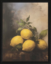 Load image into Gallery viewer, 16x20 Black Bead Gallery Frame - Vintage Lemons
