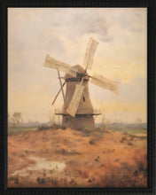 Load image into Gallery viewer, 16x20 Black Bead Gallery Frame - Vintage Windmill
