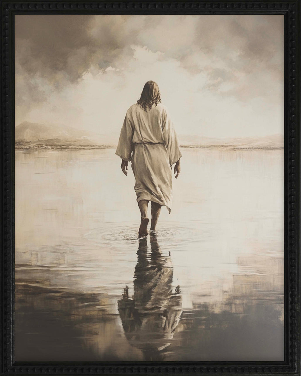 16x20 Black Bead Gallery Frame - Walking on Water