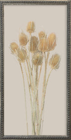 12x24 Textured Botanicals Silver Bead Gallery Frame