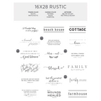 16x28 Rustic