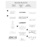 16x28 Rustic