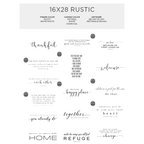 16x28 Rustic
