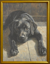 Load image into Gallery viewer, 16x20 Gold Gallery Frame - Black Lab
