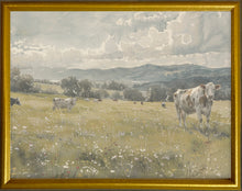Load image into Gallery viewer, 16x20 Gold Gallery Frame - Country Cows
