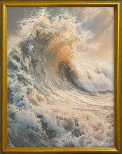 Load image into Gallery viewer, 16x20 Gold Gallery Frame - Crashing Wave
