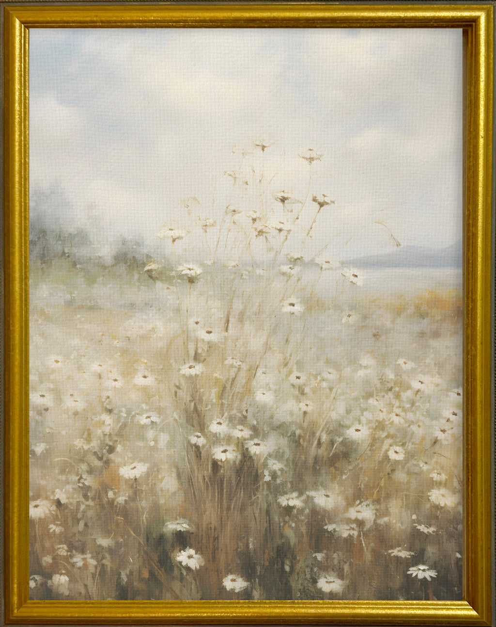 16x20 Gold Gallery Frame - Field Of Flowers