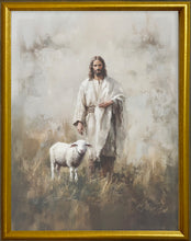 Load image into Gallery viewer, 16x20 Gold Gallery Frame - Jesus With Lamb
