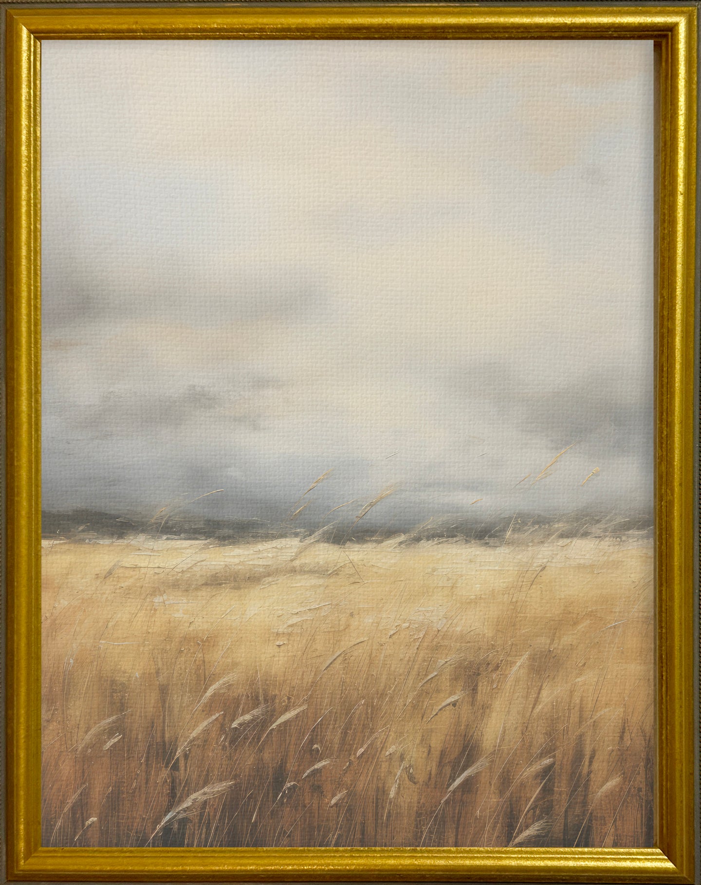 16x20 Gold Gallery Frame - Moody Wheat
