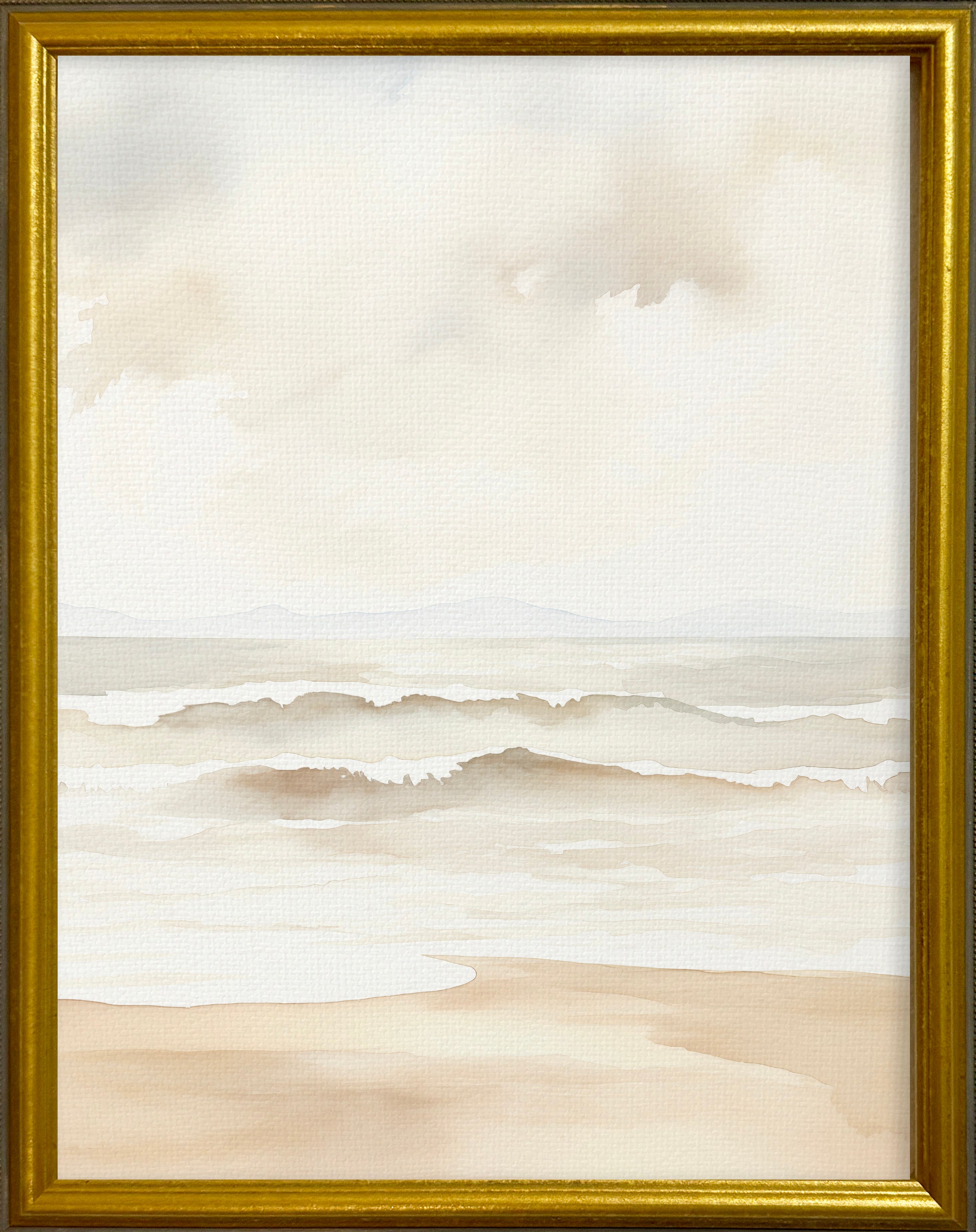 16x20 Gold Gallery Frame - Soft Waves