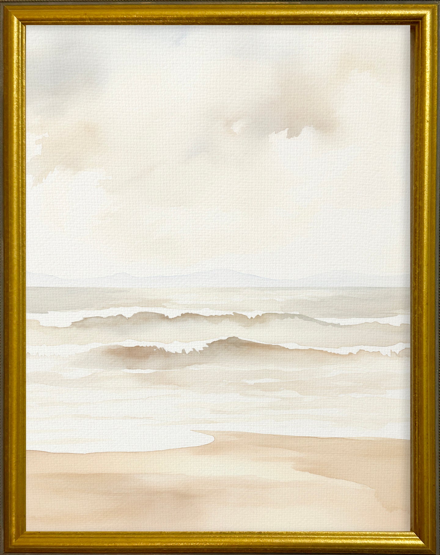 16x20 Gold Gallery Frame - Soft Waves