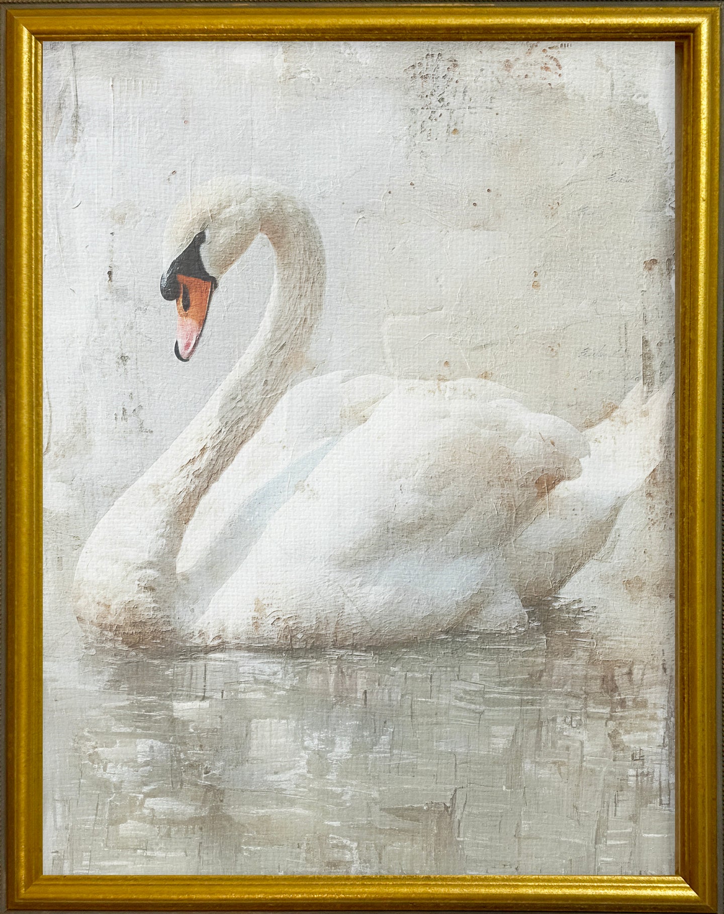 16x20 Gold Gallery Frame - Swan