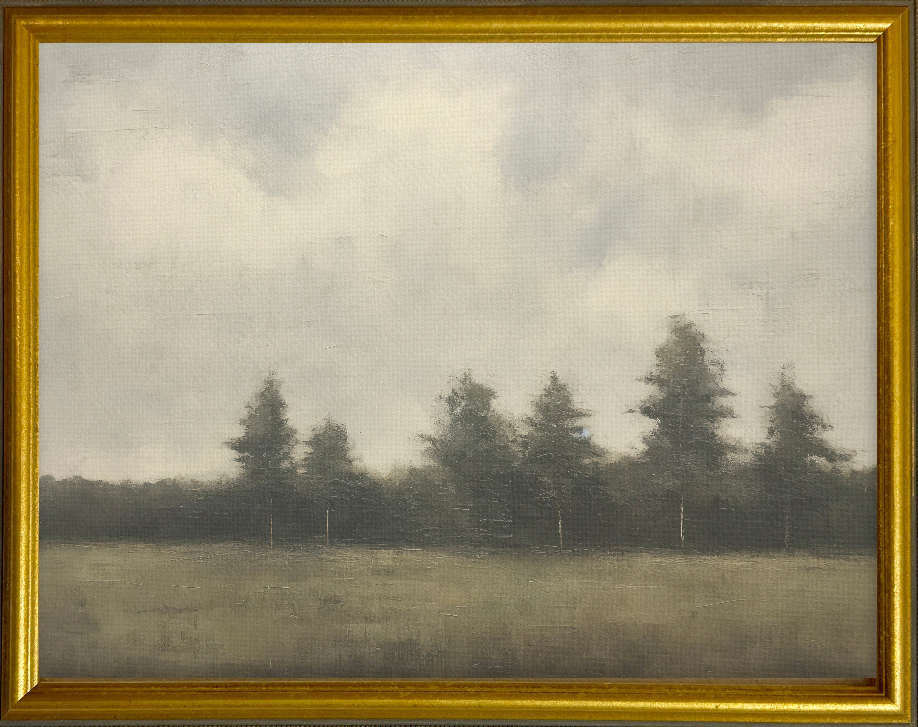 16x20 Gold Gallery Frame - Treescape 1