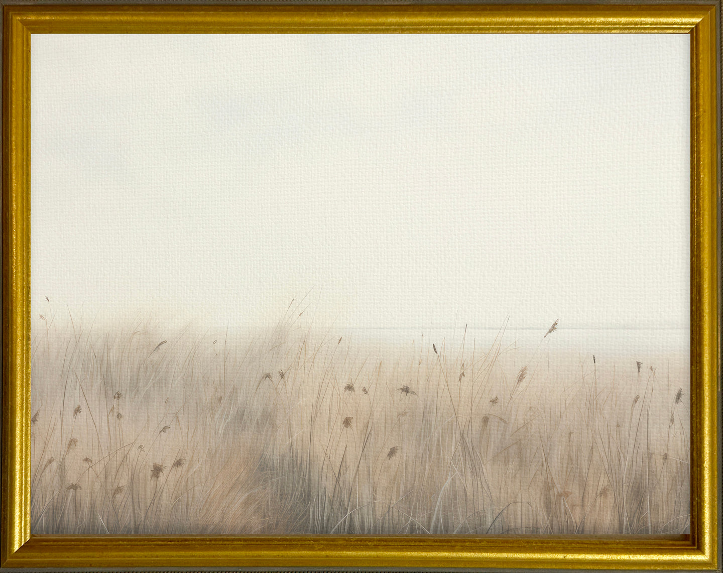 16x20 Gold Gallery Frame - Vintage Grass