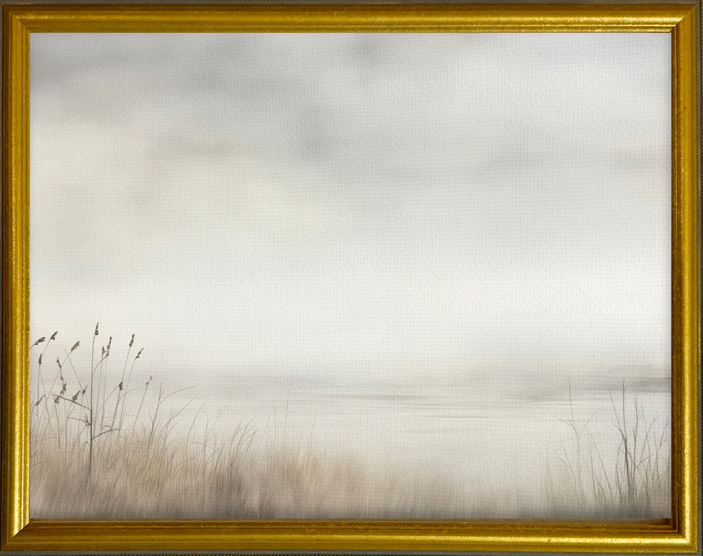 16x20 Gold Gallery Frame - Vintage Lake