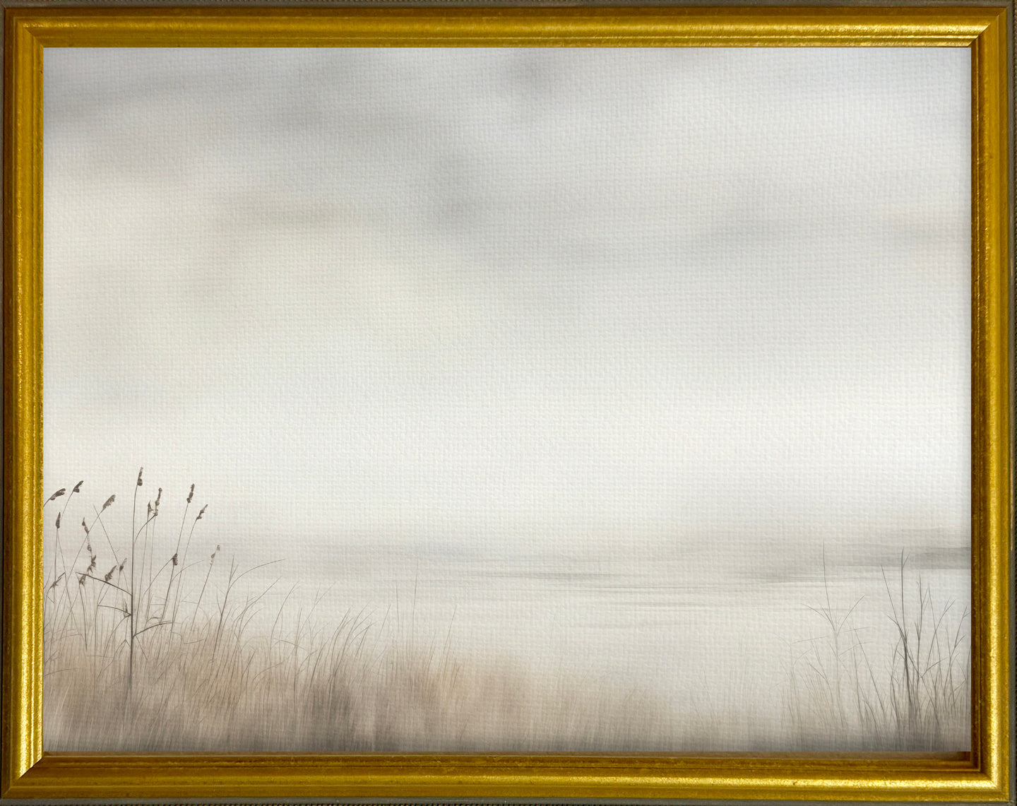16x20 Gold Gallery Frame - Vintage Lake