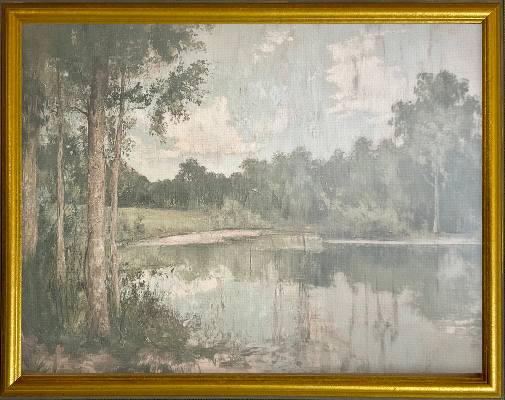 16x20 Gold Gallery Frame - Vintage Pond