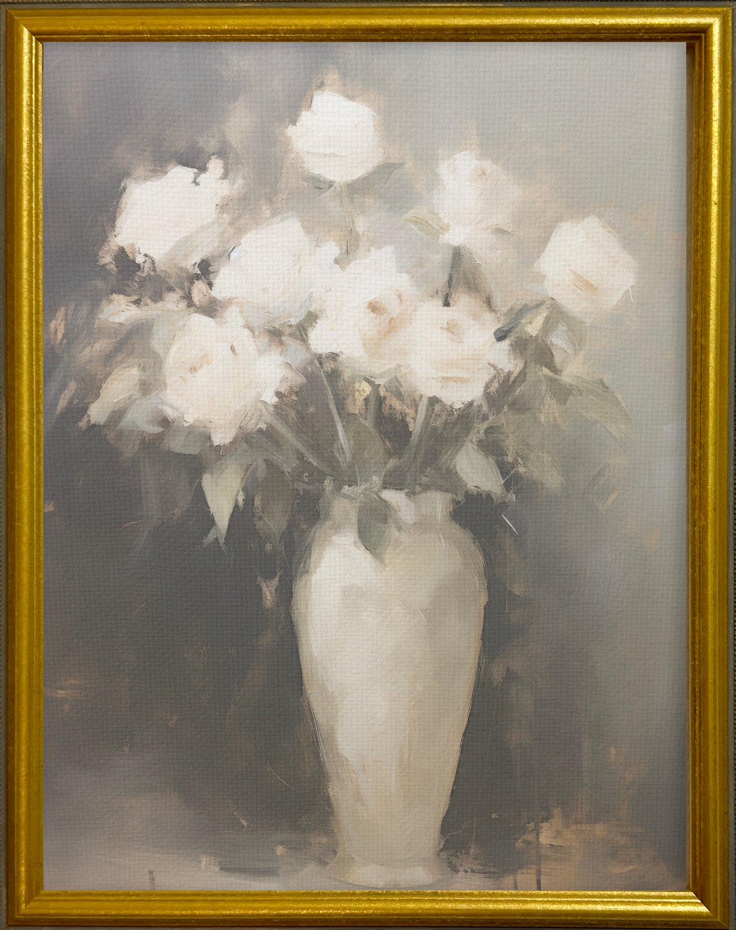 16x20 Gold Gallery Frame - Vintage Roses