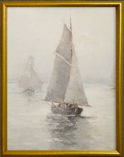 Load image into Gallery viewer, 16x20 Gold Gallery Frame - Vintage Sailboat
