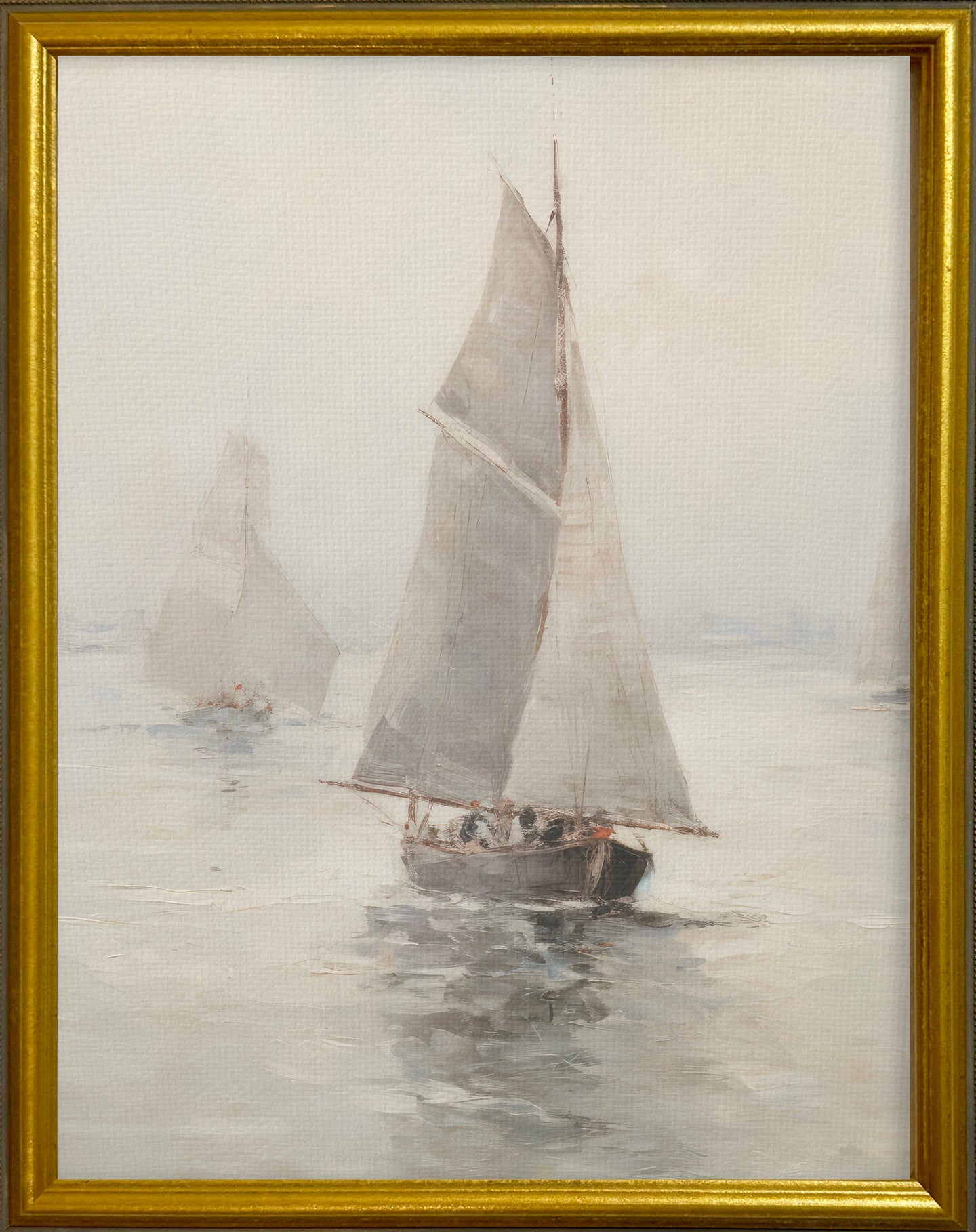 16x20 Gold Gallery Frame - Vintage Sailboat