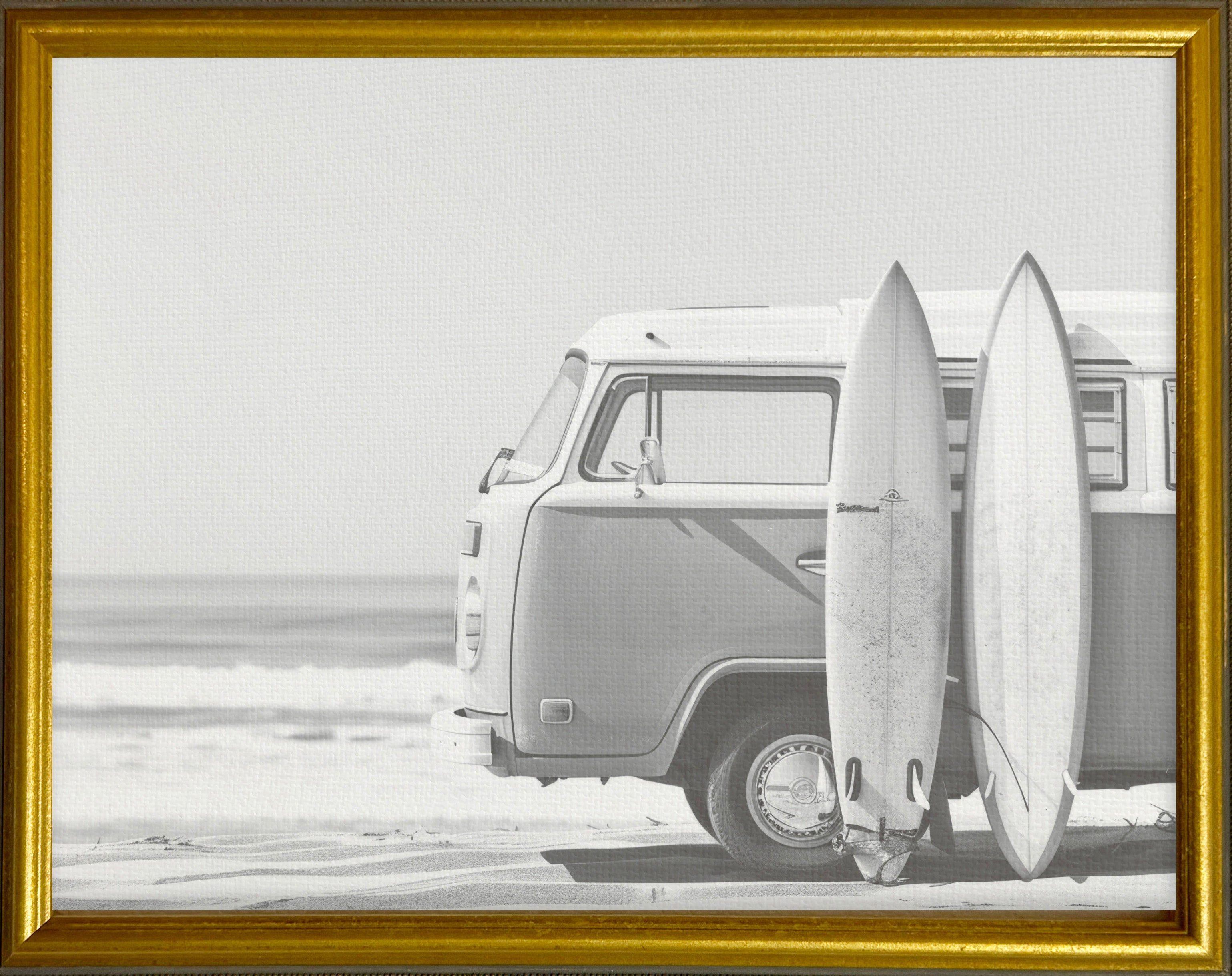 16x20 Gold Gallery Frame - Vintage Surfboards